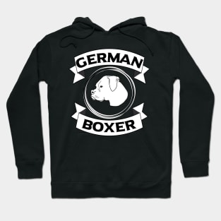 German Boxer Dog head dog lovers dog owner Hoodie